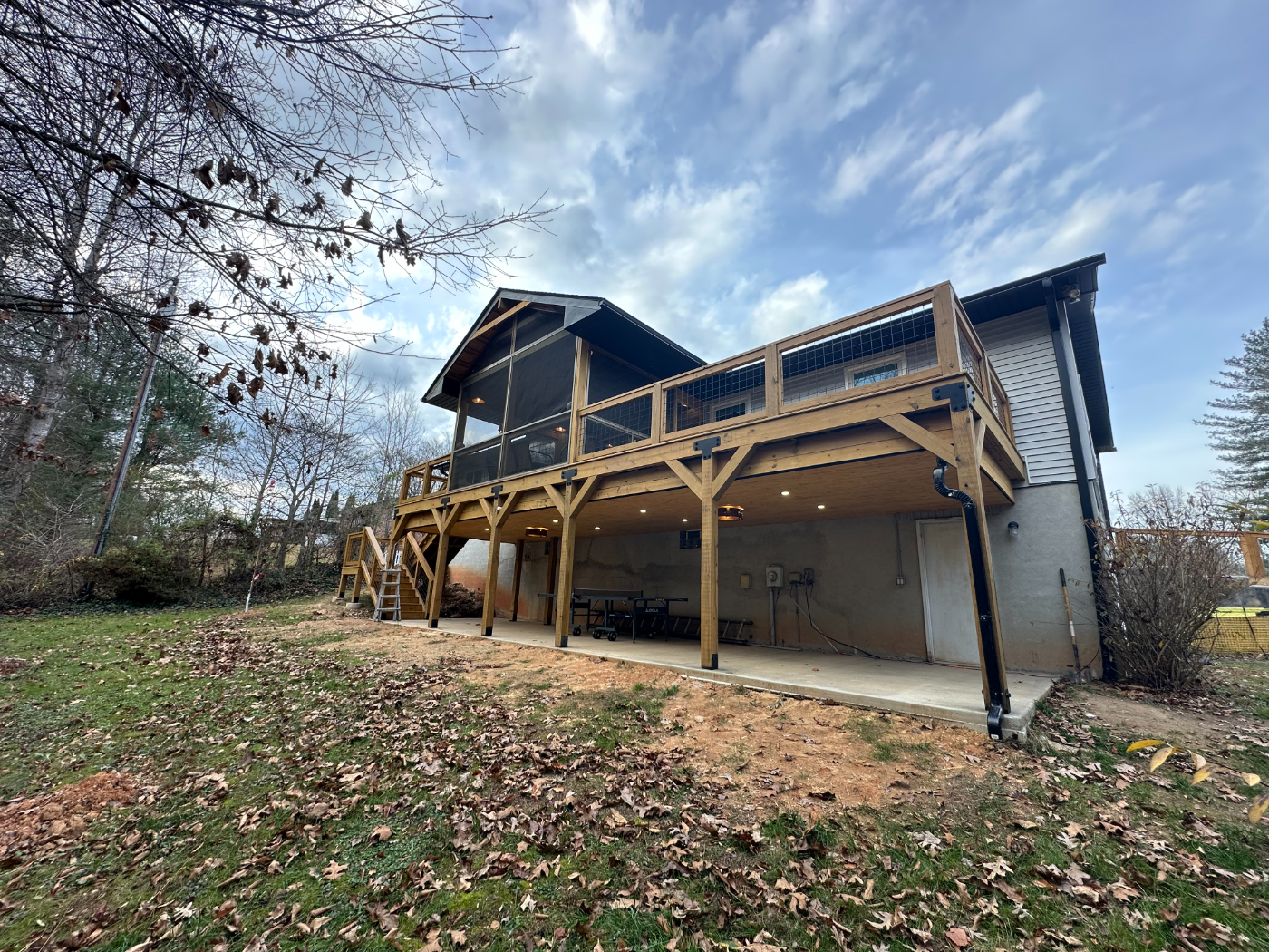 Deck wiring & under-deck — Etowah