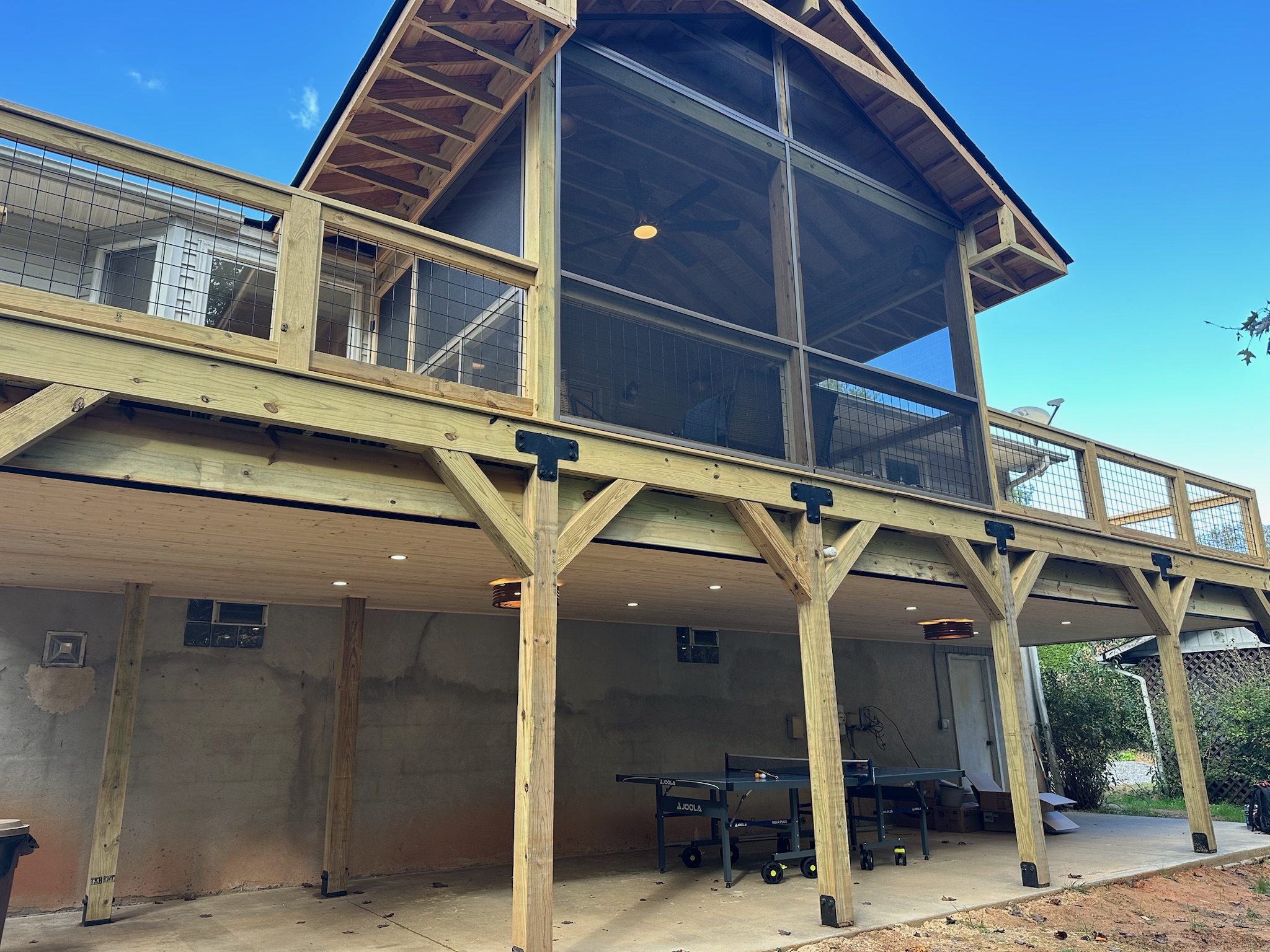 Covered patio + screened porch — Etowah