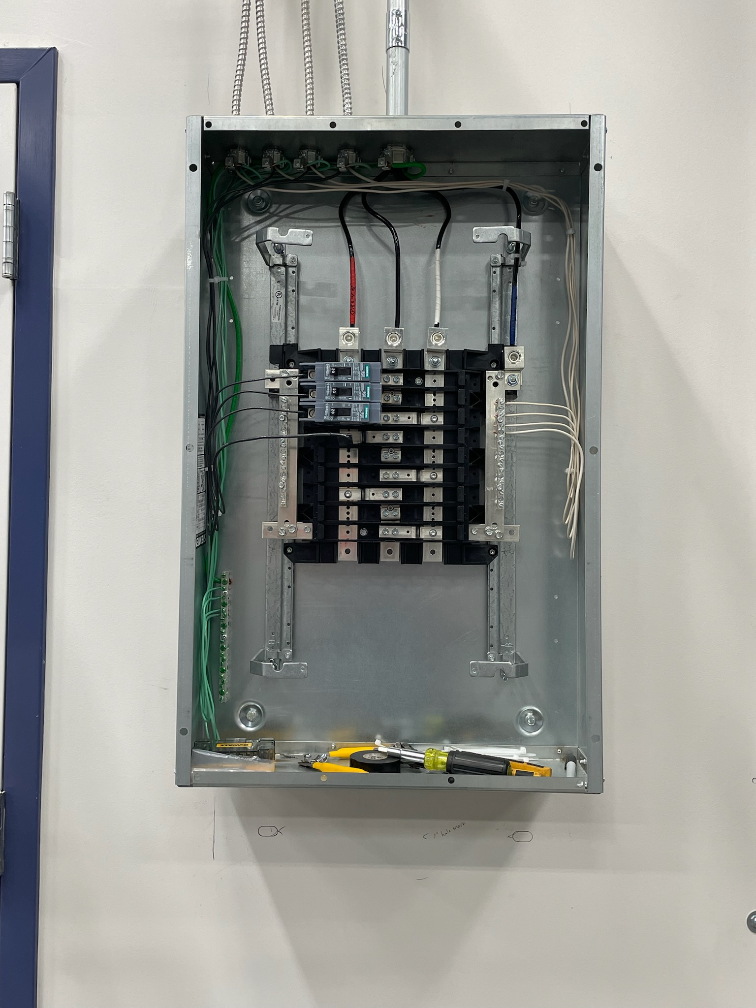 New subpanel installation